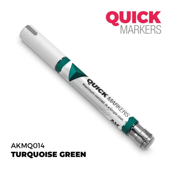 AK Interactive - TURQUOISE GREEN - QUICK MARKER - AKMQ014