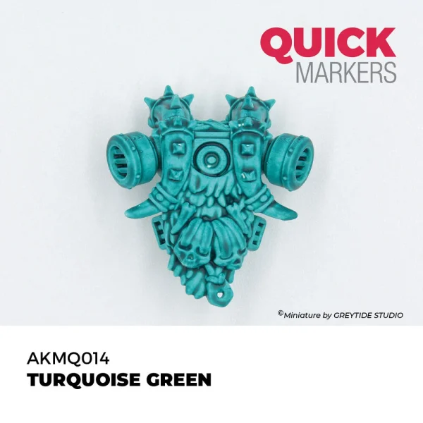 AK Interactive - TURQUOISE GREEN - QUICK MARKER - AKMQ014