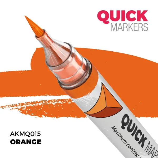 AK Interactive – ORANGE – QUICK MARKER – AKMQ015 - AK Interactive - Ludik Vault