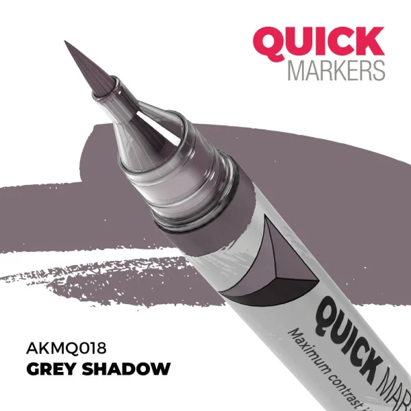 5568354159 AK Interactive – GREY SHADOW – QUICK MARKER – AKMQ018 - AK Interactive - Ludik Vault