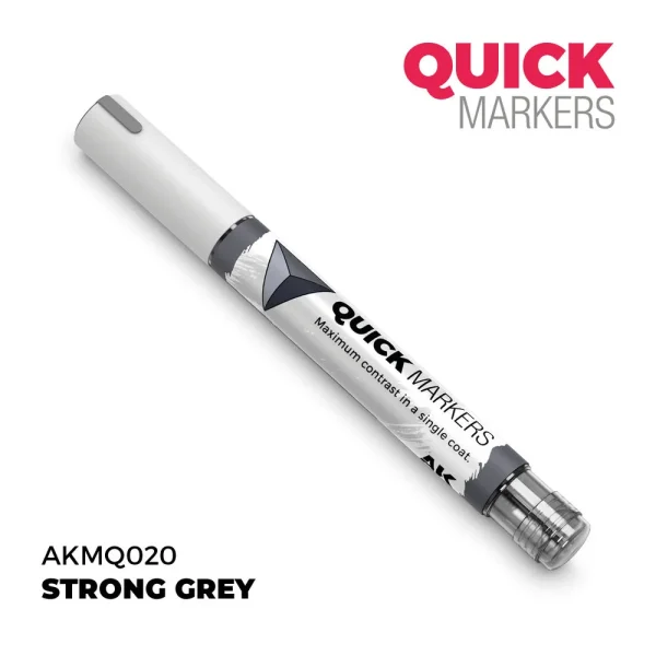 5568354173-1 AK Interactive - STRONG GREY - QUICK MARKER - AKMQ020