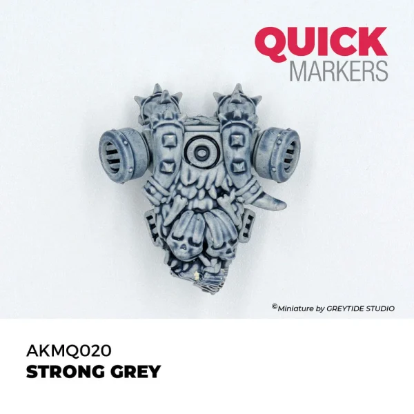 5568354173-2 AK Interactive - STRONG GREY - QUICK MARKER - AKMQ020
