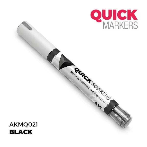 AK Interactive - BLACK - QUICK MARKER - AKMQ021