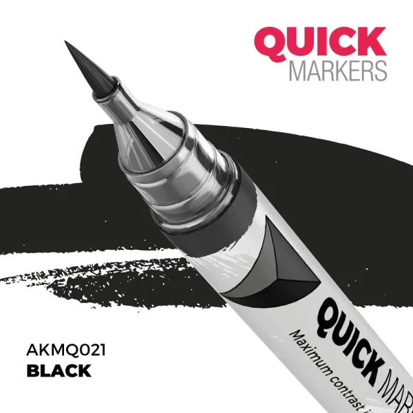 5568354180 AK Interactive – BLACK – QUICK MARKER – AKMQ021 - AK Interactive - Ludik Vault