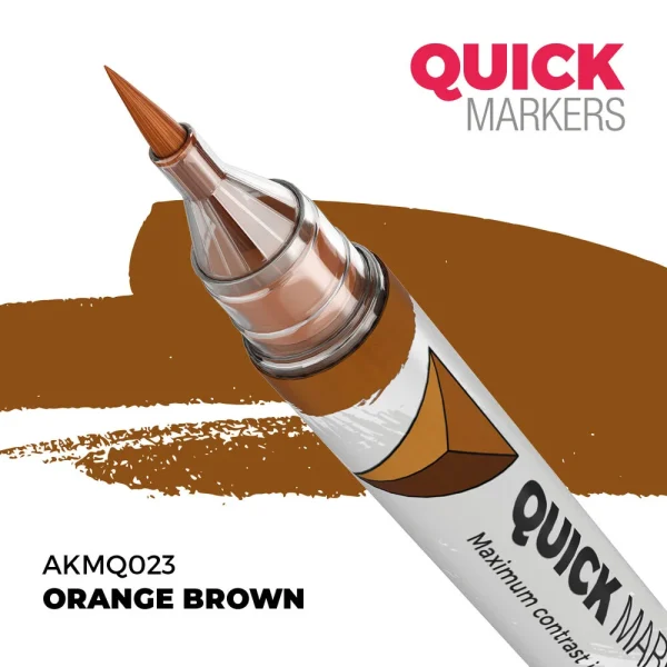 AK Interactive – ORANGE BROWN – QUICK MARKER – AKMQ023 - AK Interactive - Ludik Vault