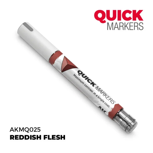 5568354227-1 AK Interactive - REDDISH FLESH - QUICK MARKER - AKMQ025