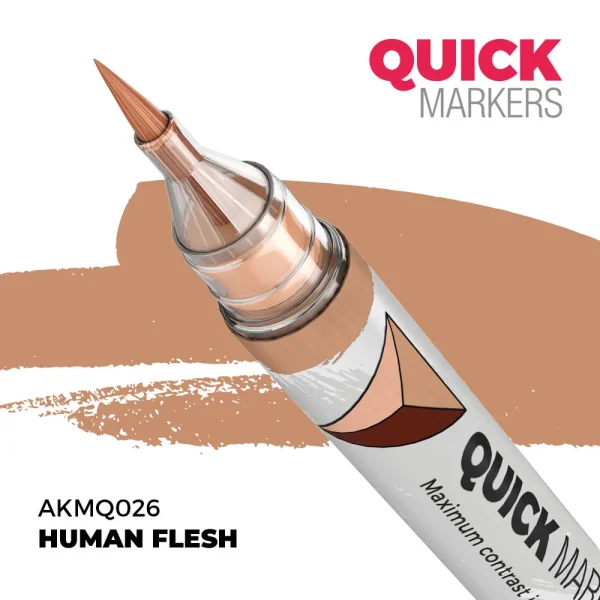 AK Interactive – HUMAN FLESH – QUICK MARKER – AKMQ026 - AK Interactive - Ludik Vault