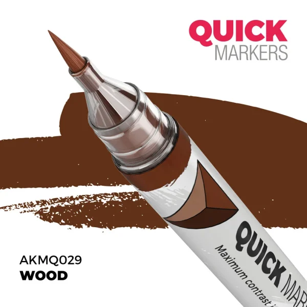 AK Interactive – WOOD – QUICK MARKER – AKMQ029 - AK Interactive - Ludik Vault