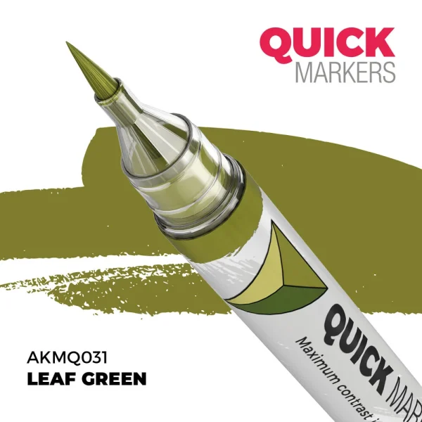 AK Interactive – LEAF GREEN – QUICK MARKER – AKMQ031 - AK Interactive - Ludik Vault