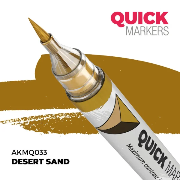5568354302 AK Interactive – DESERT SAND – QUICK MARKER – AKMQ033 - AK Interactive - Ludik Vault