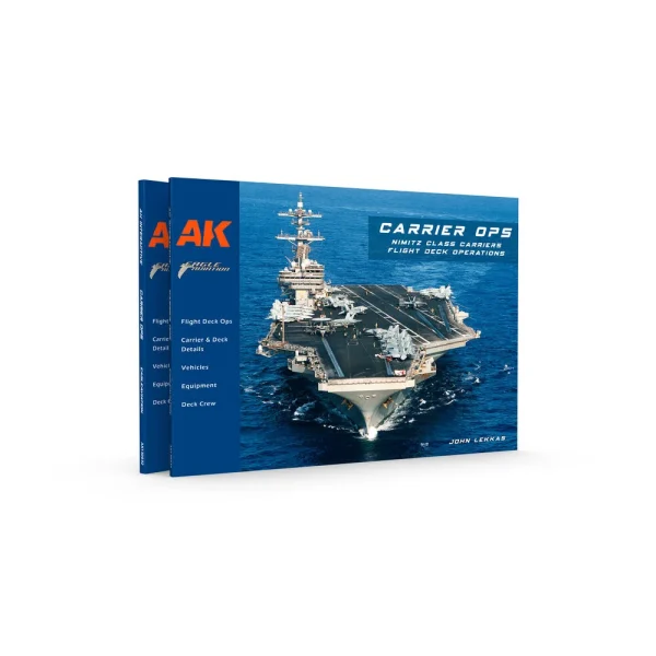 AK Interactive – CARRIER OPS NIMITZ CLASS CARRIERS FLIGHT DECK OPERATIONS by JOHN LEKKAS – AK130032 - AK Interactive - Ludik Vault