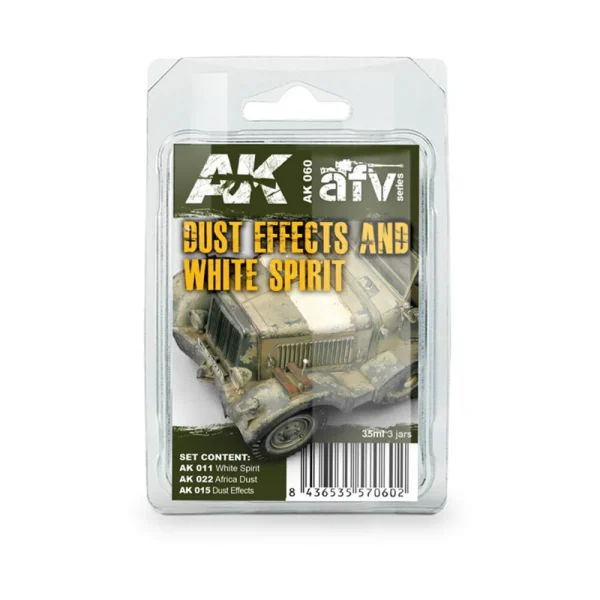 AK Interactive – DUST EFFECTS AND WHITE SPIRIT SET – AK060 - AK Interactive - Ludik Vault