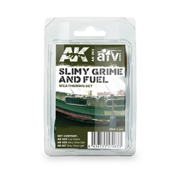 6535570633 AK Interactive – SLIMY GRIME AND FUEL SET – AK063 - AK Interactive - Ludik Vault