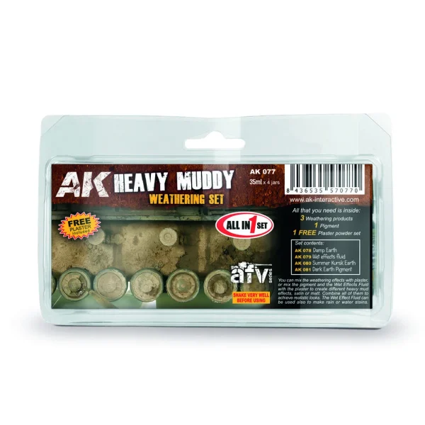 AK Interactive – HEAVY MUDDY SET – AK077 - AK Interactive - Ludik Vault