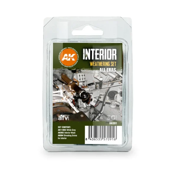 6535570916 AK Interactive – INTERIOR WEATHERING SET – AK091 - AK Interactive - Ludik Vault
