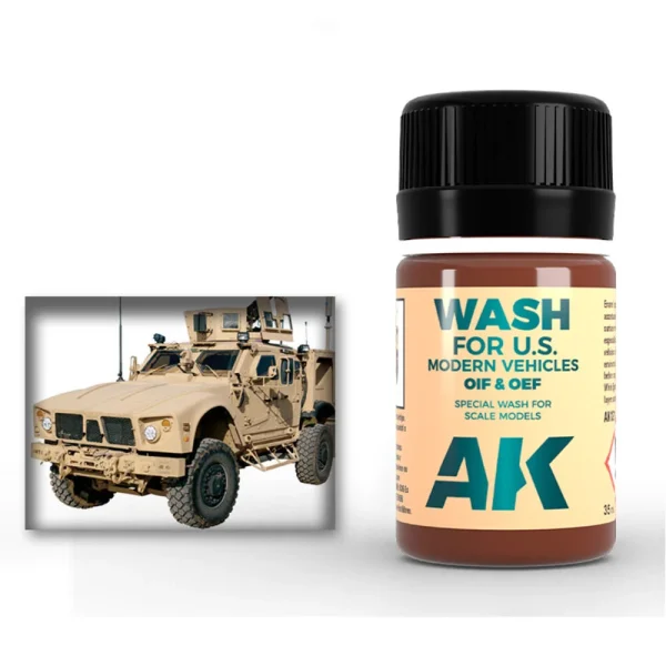6535571210 AK Interactive – WASH FOR OIF & OEF – US VEHICLES – AK121 - AK Interactive - Ludik Vault