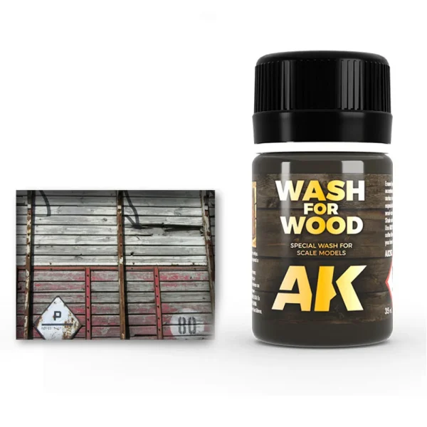 6535572637 AK Interactive – WASH FOR WOOD – AK263 - AK Interactive - Ludik Vault