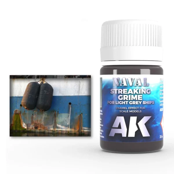6535573054 AK Interactive – STREAKING GRIME FOR LIGHT GREY SHIPS – AK305 - AK Interactive - Ludik Vault