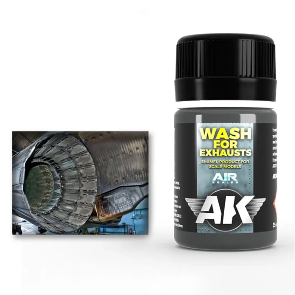 6535573306 AK Interactive – WASH FOR EXHAUST – AK2040 - AK Interactive - Ludik Vault