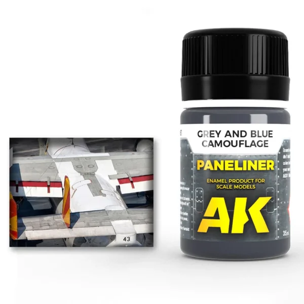 6535573528 AK Interactive – Paneliner for grey and blue camouflage 35ml – AK2072 - AK Interactive - Ludik Vault