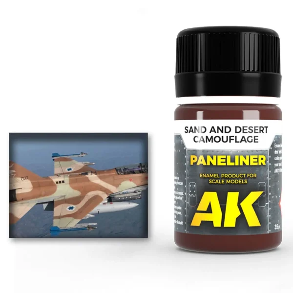 AK Interactive – Paneliner for sand and desert camouflage 35ml – AK2073 - AK Interactive - Ludik Vault