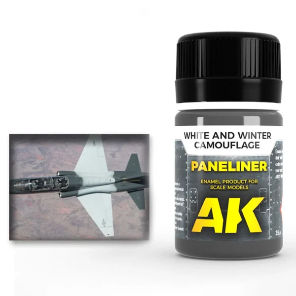 AK Interactive – Paneliner for white and winter camouflage 35ml – AK2074 - AK Interactive - Ludik Vault