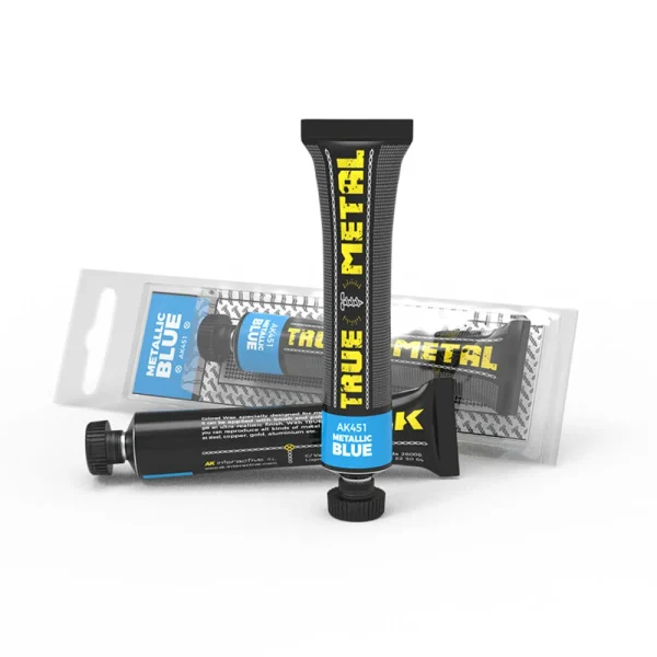 6535574518 AK Interactive – TRUE METAL METALIC BLUE – AK451 - AK Interactive - Ludik Vault