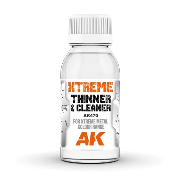 AK Interactive – XTREME CLEANER & THINNER for Xtreme metal colour range – AK470 - AK Interactive - Ludik Vault