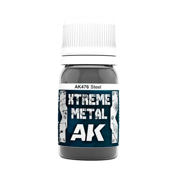 6535574761 AK Interactive – XTREME METAL STEEL – AK476 - AK Interactive - Ludik Vault