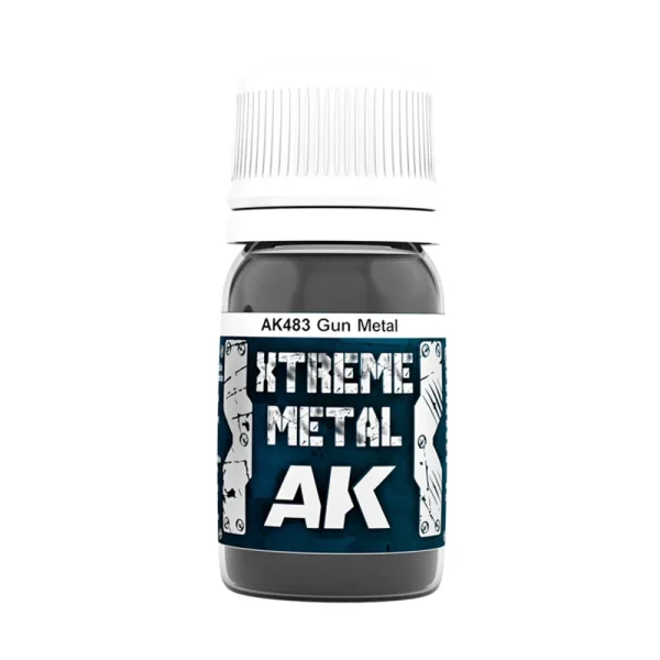 6535574839 AK Interactive – XTREME METAL GUN METAL – AK483 - AK Interactive - Ludik Vault