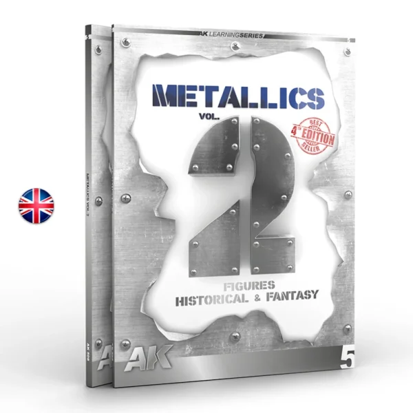 6535575089 AK Interactive – METALLICS VOL 2 (AK LEARNING SERIES Nº 5) English – AK508 - AK Interactive - Ludik Vault
