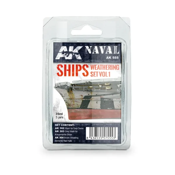 6535575553 AK Interactive – SHIPS VOL.1 WEATHERING SET – AK555 - AK Interactive - Ludik Vault