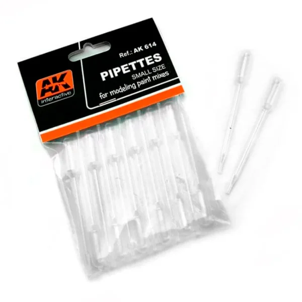 6535576147 AK Interactive – PIPETTES SMALL SIZE (12 units) – AK614 - AK Interactive - Ludik Vault