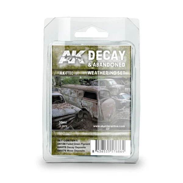 6535576864 AK Interactive – DECAY & ABANDONED WEATHERING SET – AK4180 - AK Interactive - Ludik Vault