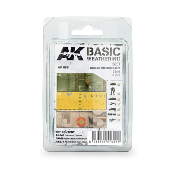 6535576888 AK Interactive – BASIC WEATHERING SET – AK688 - AK Interactive - Ludik Vault