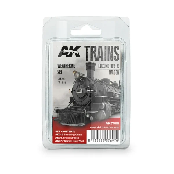 6535576970 AK Interactive – LOCOMOTIVE & WAGON – AK7000 - AK Interactive - Ludik Vault