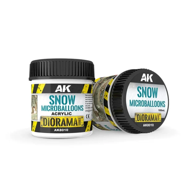 AK Interactive – SNOW MICROBALLOONS – 100ml – AK8010 - AK Interactive - Ludik Vault