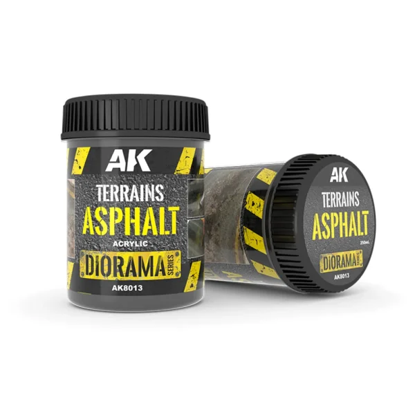 AK Interactive – TERRAINS ASPHALT – 250ml (Acrylic) – AK8013 - AK Interactive - Ludik Vault