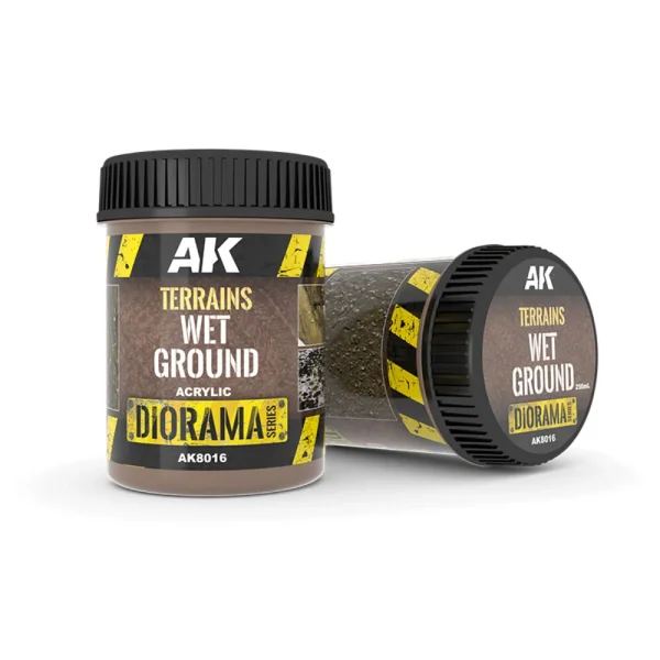 AK Interactive – TERRAINS WET GROUND – 250ml (Acrylic) – AK8016 - AK Interactive - Ludik Vault