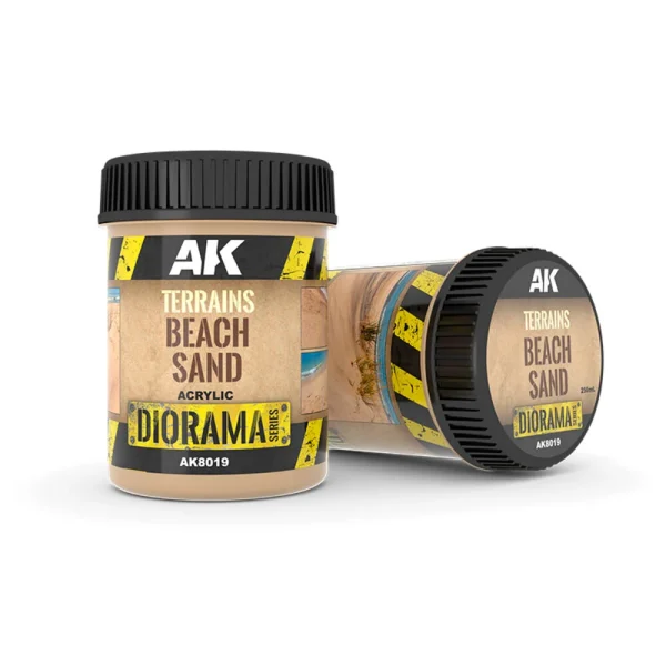 AK Interactive – TERRAINS BEACH SAND – 250ml (Acrylic) – AK8019 - AK Interactive - Ludik Vault