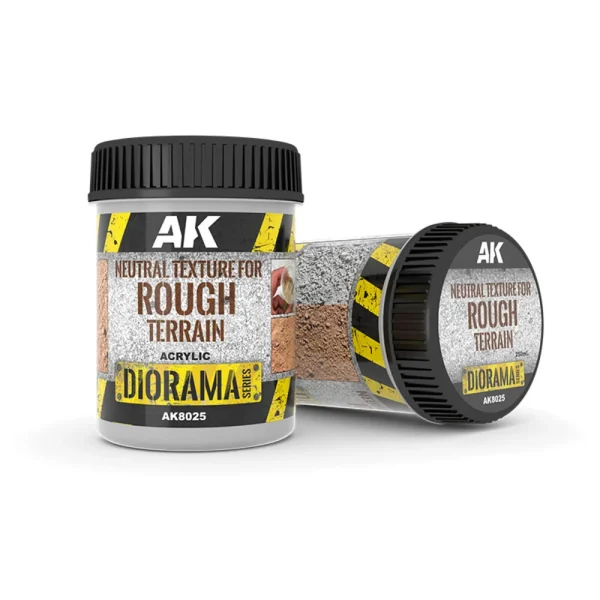 6564921079 AK Interactive – NEUTRAL TEXTURE FOR ROUGH TERRAINS – 250ml – Base product (Acrylic) – AK8025 - AK Interactive - Ludik Vault