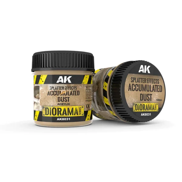 AK Interactive – SPLATTER EFFECTS ACCUMULATED DUST – 100ml (Acrylic) – AK8031 - AK Interactive - Ludik Vault