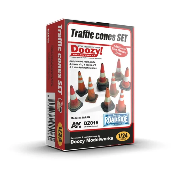 6564925060 AK Interactive – TRAFIC CONES SET – DZ016 - AK Interactive - Ludik Vault