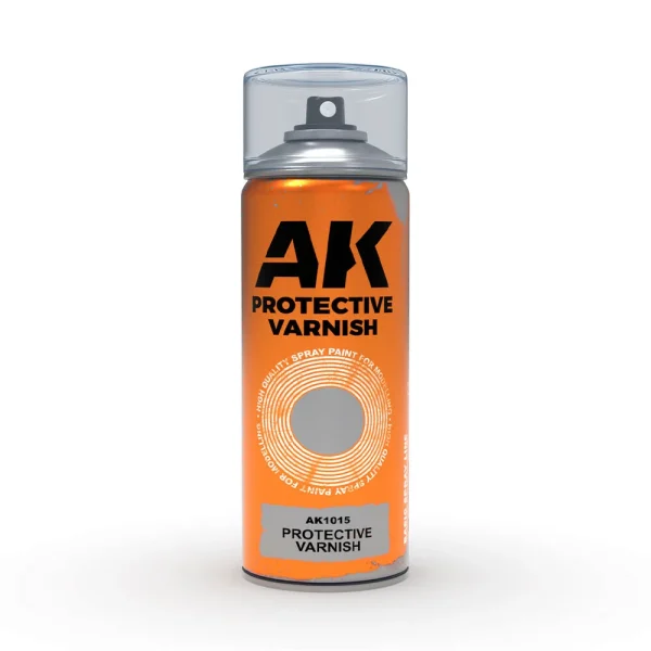 AK Interactive – Protective Varnish – Spray 400ml (Includes 2 nozzles) – AK1015 - AK Interactive - Ludik Vault