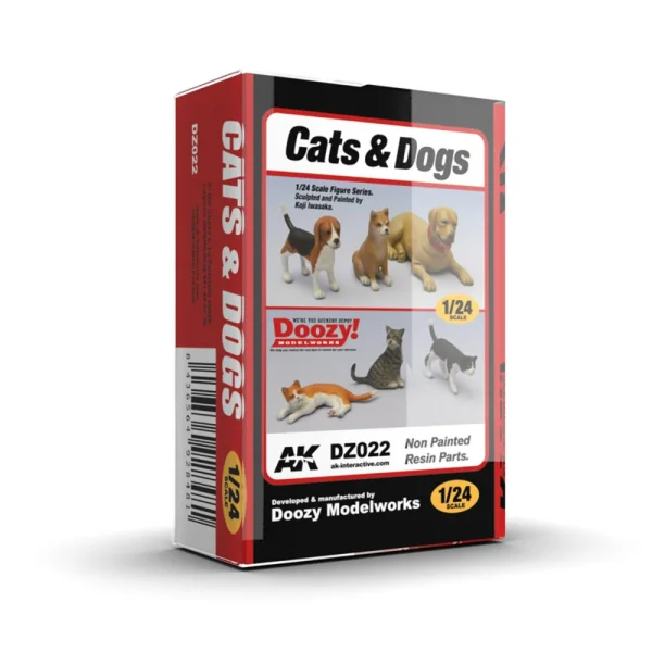 6564928481 AK Interactive – CATS AND DOG – DZ022 - AK Interactive - Ludik Vault