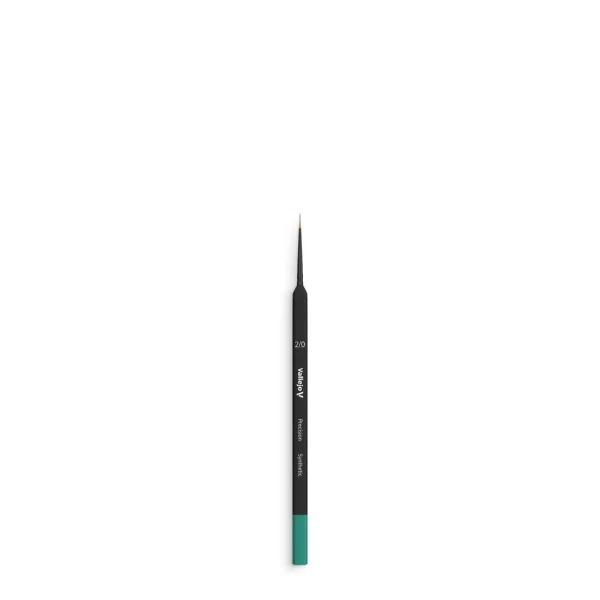 9551002318-1 Vallejo - Round Synthetic Brush, Triangular Handle No. 2/0 - B03020