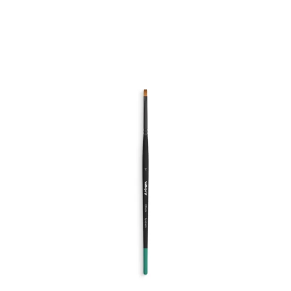 Vallejo - Flat Rectangular Synthetic Brush No. 2 - B04002