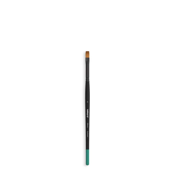 9551002356-1 Vallejo - Flat Rectangular Synthetic Brush No. 6 - B04006