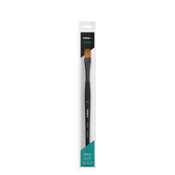 9551002370 Vallejo – Flat Rectangular Synthetic Brush No. 10 – B04010 - Vallejo - Ludik Vault