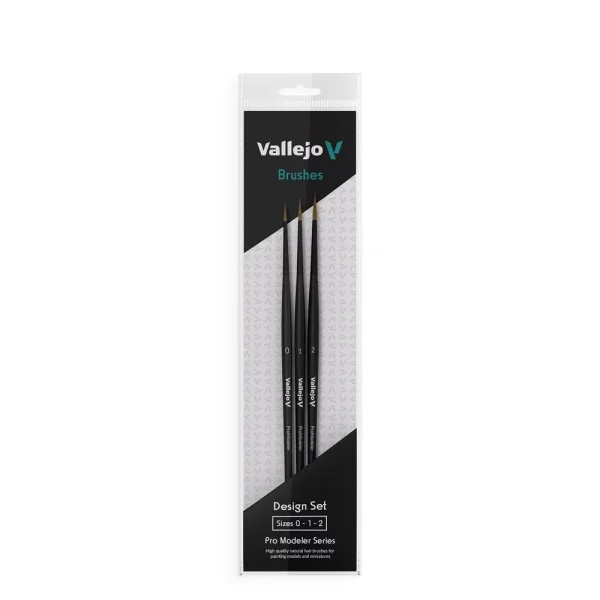 Vallejo – Design Set Natural Hair (Sizes 0, 1 & 2) – B01991 - Vallejo - Ludik Vault